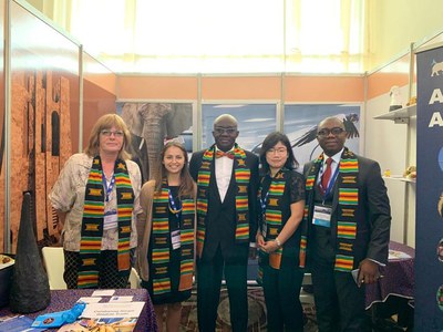 In 2019, more than 50 participants from airports across Africa attended a workshop hosted by the ROUTES partnership during the ACI Africa Annual General Assembly & Regional Conference and Exhibition in Accra, Ghana. Photo Credit: ROUTES Partnership