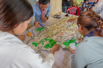 Enhancing Conservation Planning in Cambodia Through Innovative Participatory 3D Topographical Map